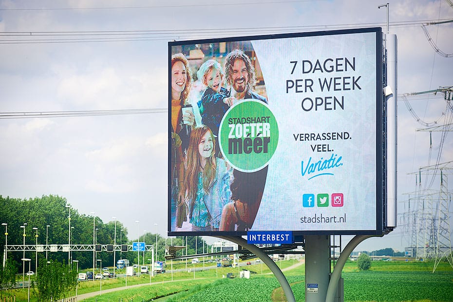 outdoor reclamefotografie billboard